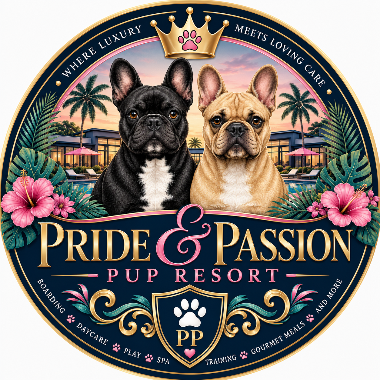 Pride & Passion Luxury Dog Resort logo