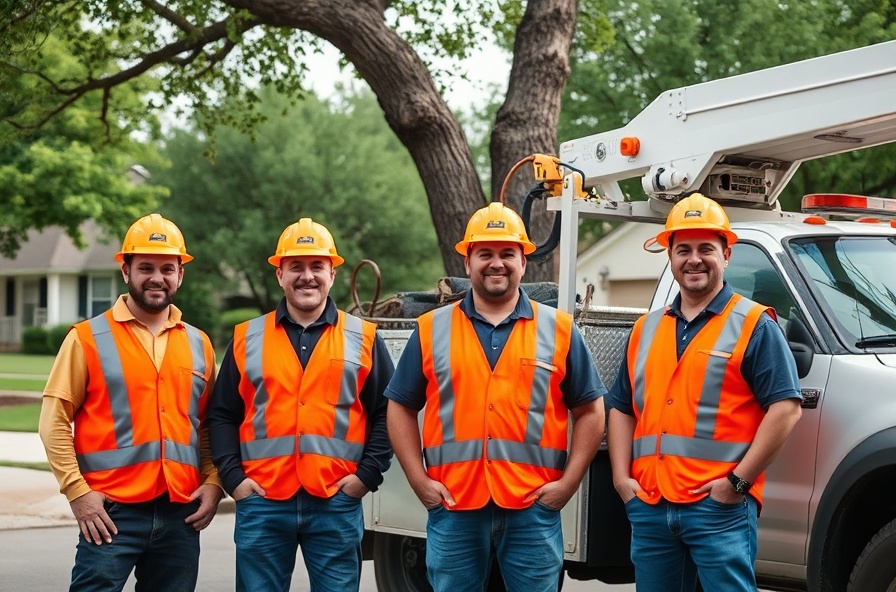 Professional One Stop Solutions crew with equipment