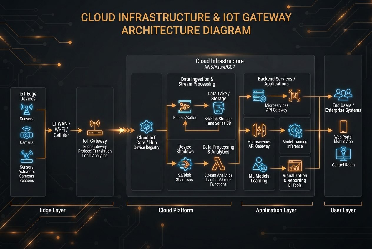 IoT cloud gateway architecture