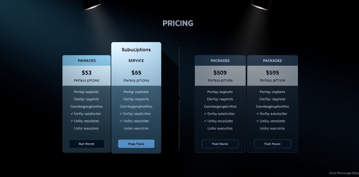 Subscription plans and pricing options