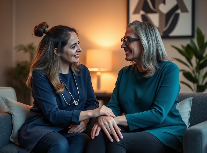 Professional sober companion providing support