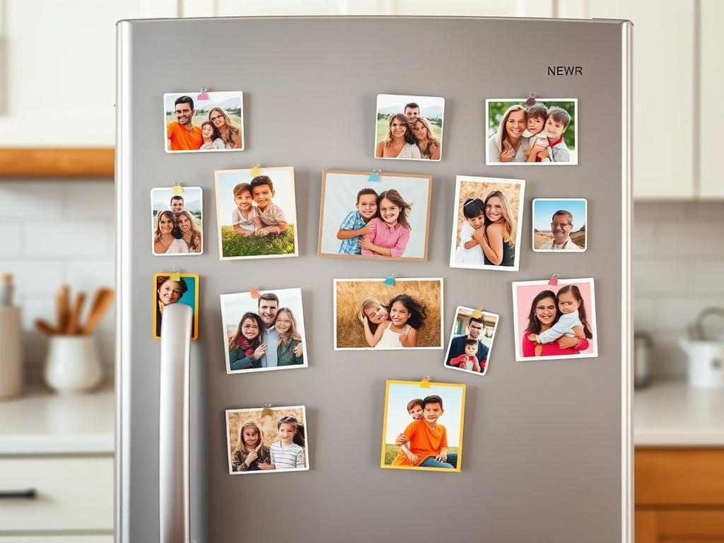 A realistic high resolution of a collection of colorful magnetic