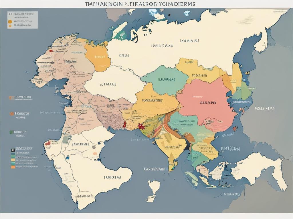 1. Iranian Government
2. Middle East Politics
3. Regional Influence
4. Diplomacy
5. Geopolitical Map
6. Flag of Iran
7. Middle East Countries
8. Tensions and Alliances
9. Economic Impact
10. Political Power
11. Conflict and Resolution
12. Cultural Influence
13. News Analysis
14. International Relations
15. War and Peace

Combine these keywords to create an image that encapsulates the complex dynamics of the influence of the Iranian government on the Middle East.