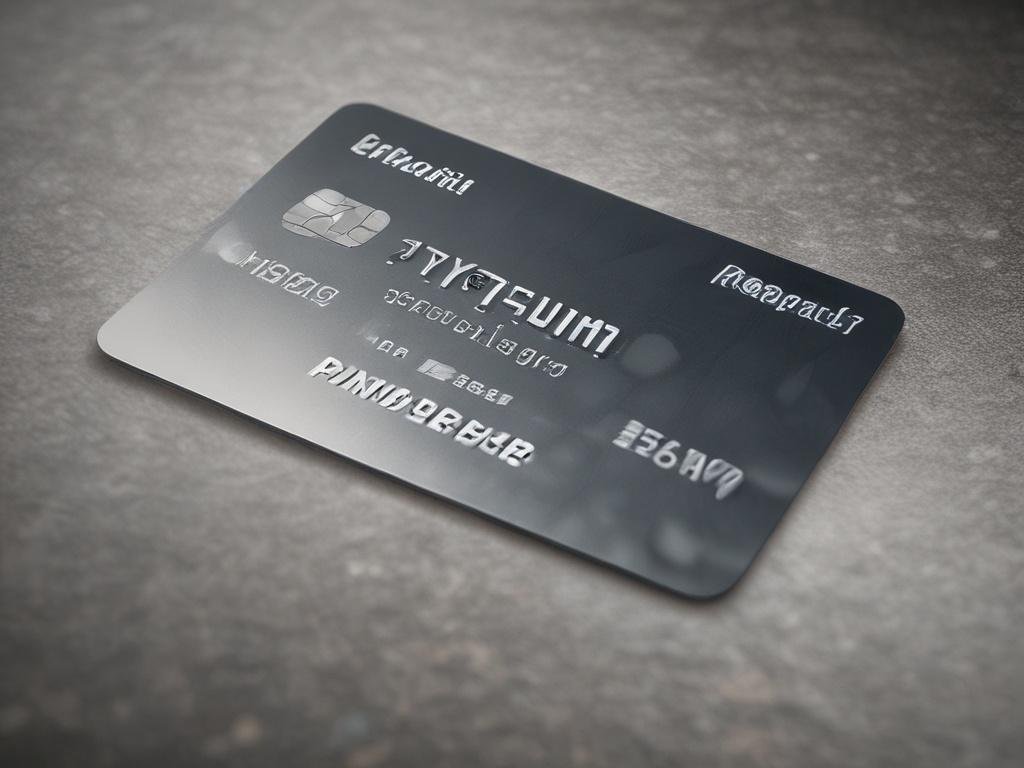 A realistic high-resolution image showcasing a digital membership card, prominently featuring elegant design elements. The card should be the focal point against a soft-focus background that hints at a productive online environment, such as a laptop and notebook. The image should capture details like a glossy finish and vibrant colors, with the primary color of rgb(21, 95, 123) subtly incorporated into the card design.