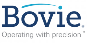 The logo for Bovie.