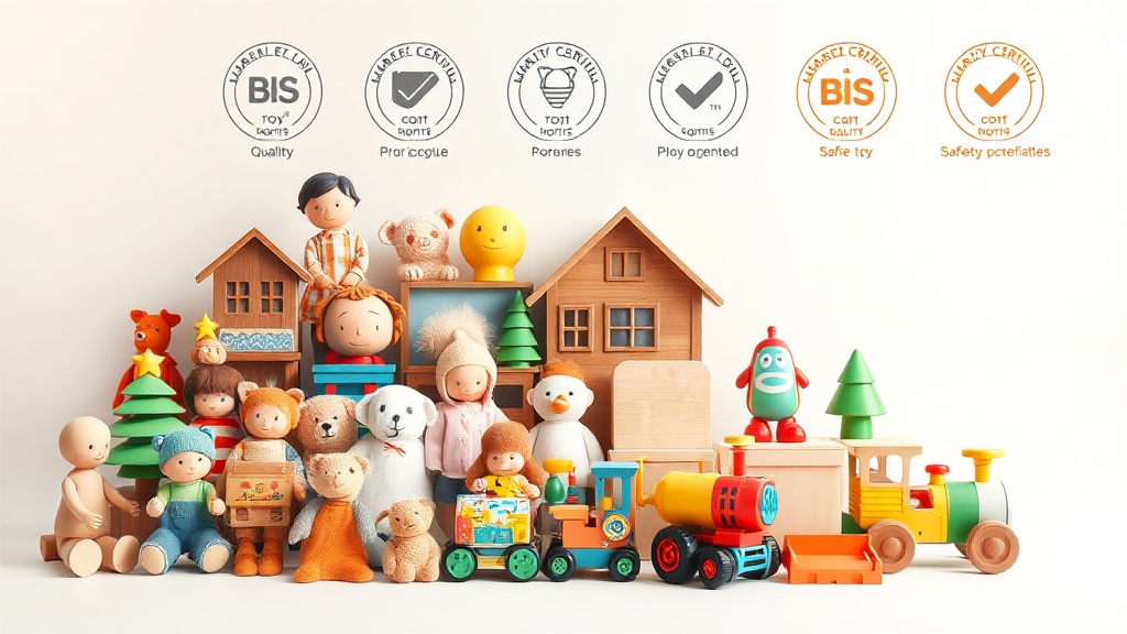 BIS Certification for Toys — wooden toys, electric toys, safety certified with quality marks