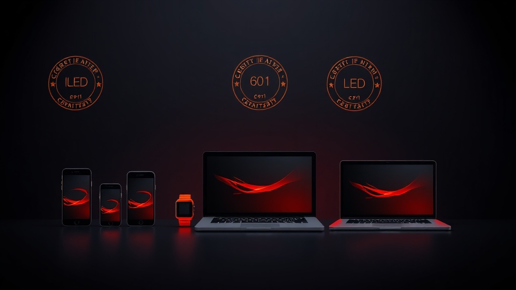 BIS CRS Certification for electronic products — smartphones, laptops, LED lights with certification marks