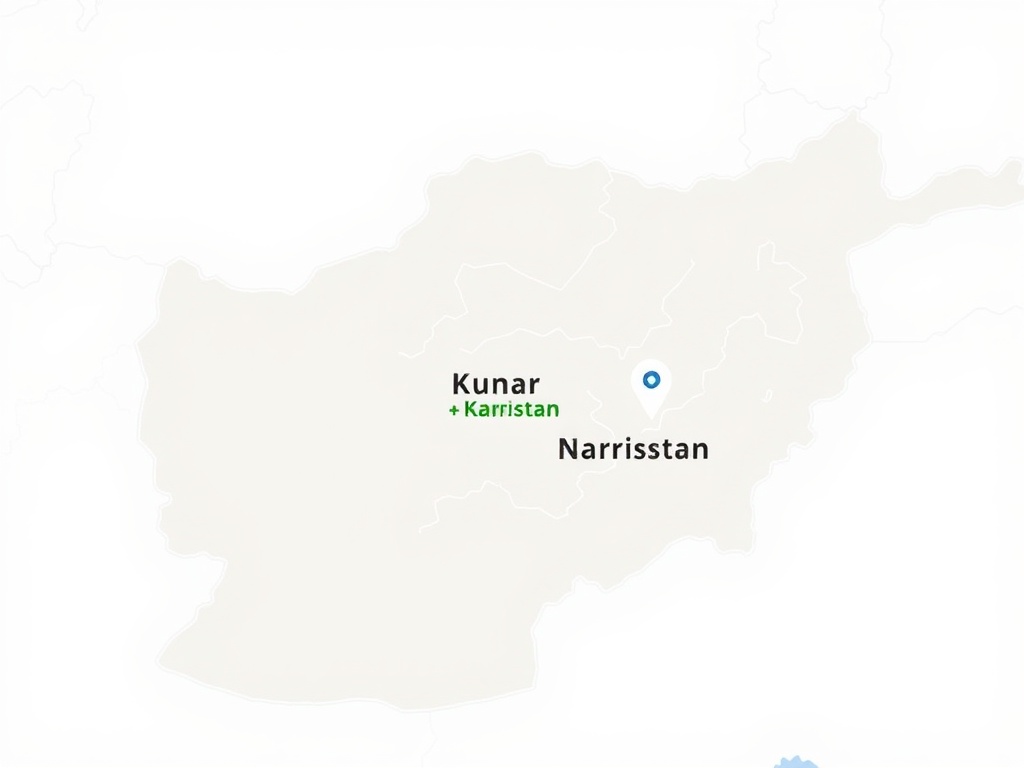 Afghanistan map showing OPD work provinces