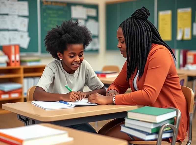 Classroom tutoring session