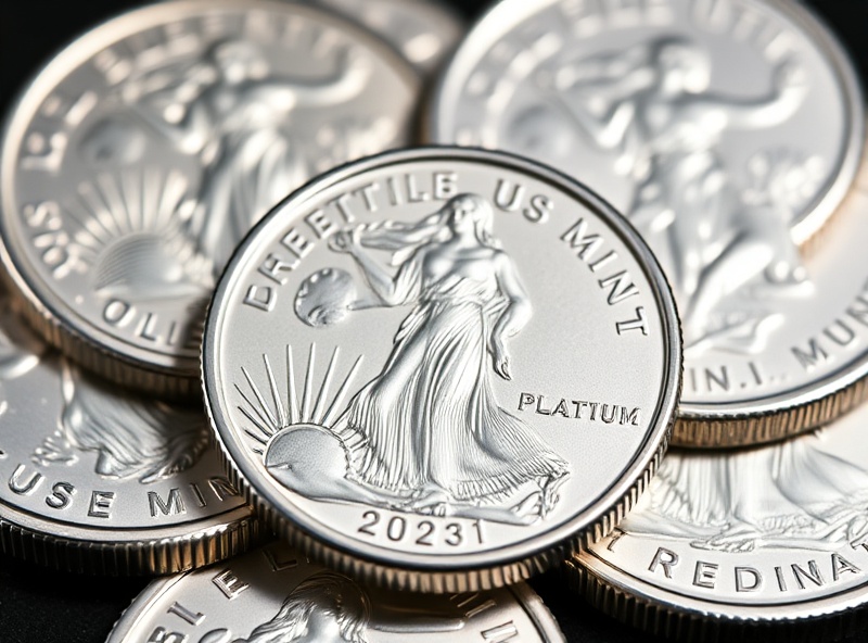 Platinum coins from Charters of Freedom series