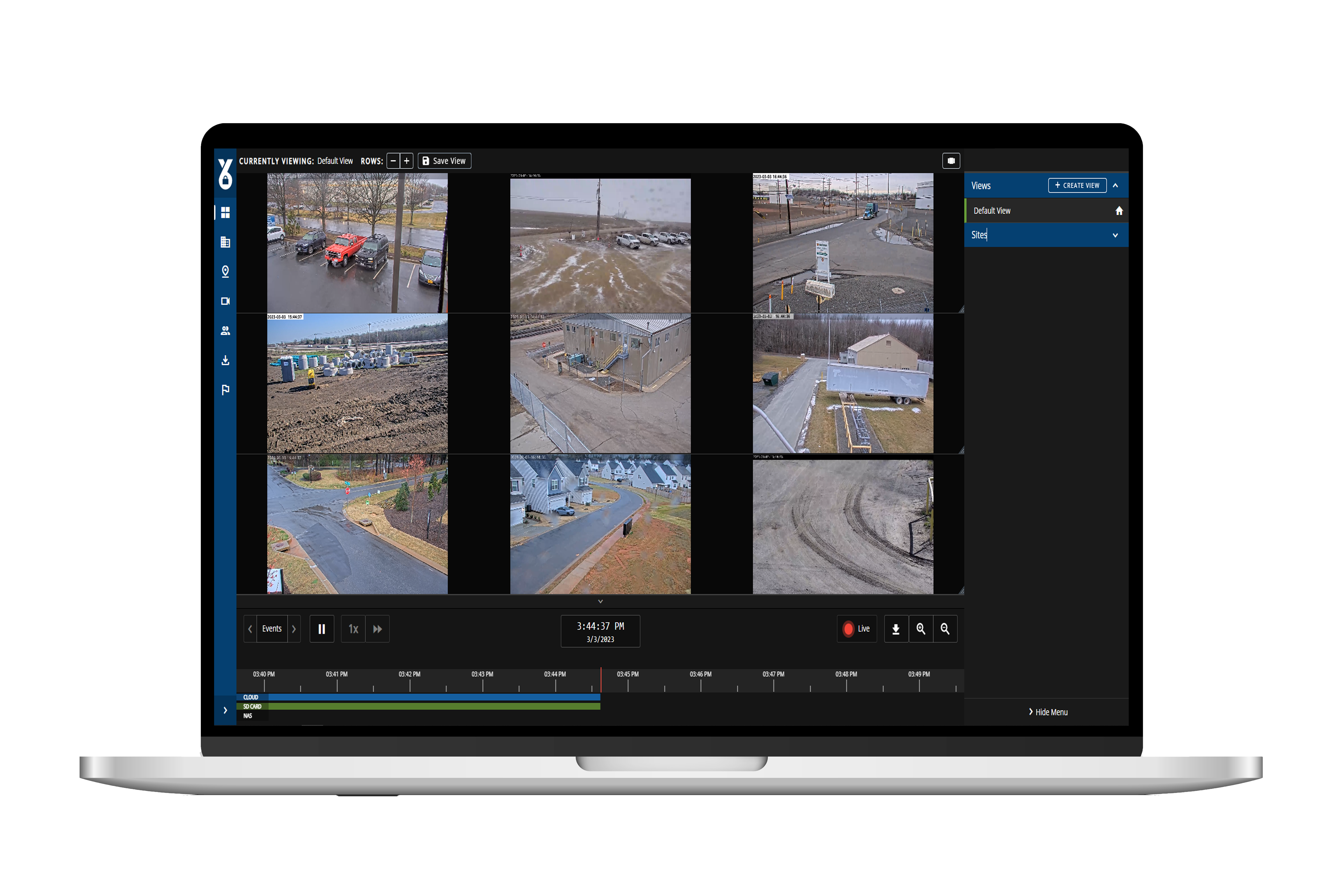 Remote monitoring dashboard