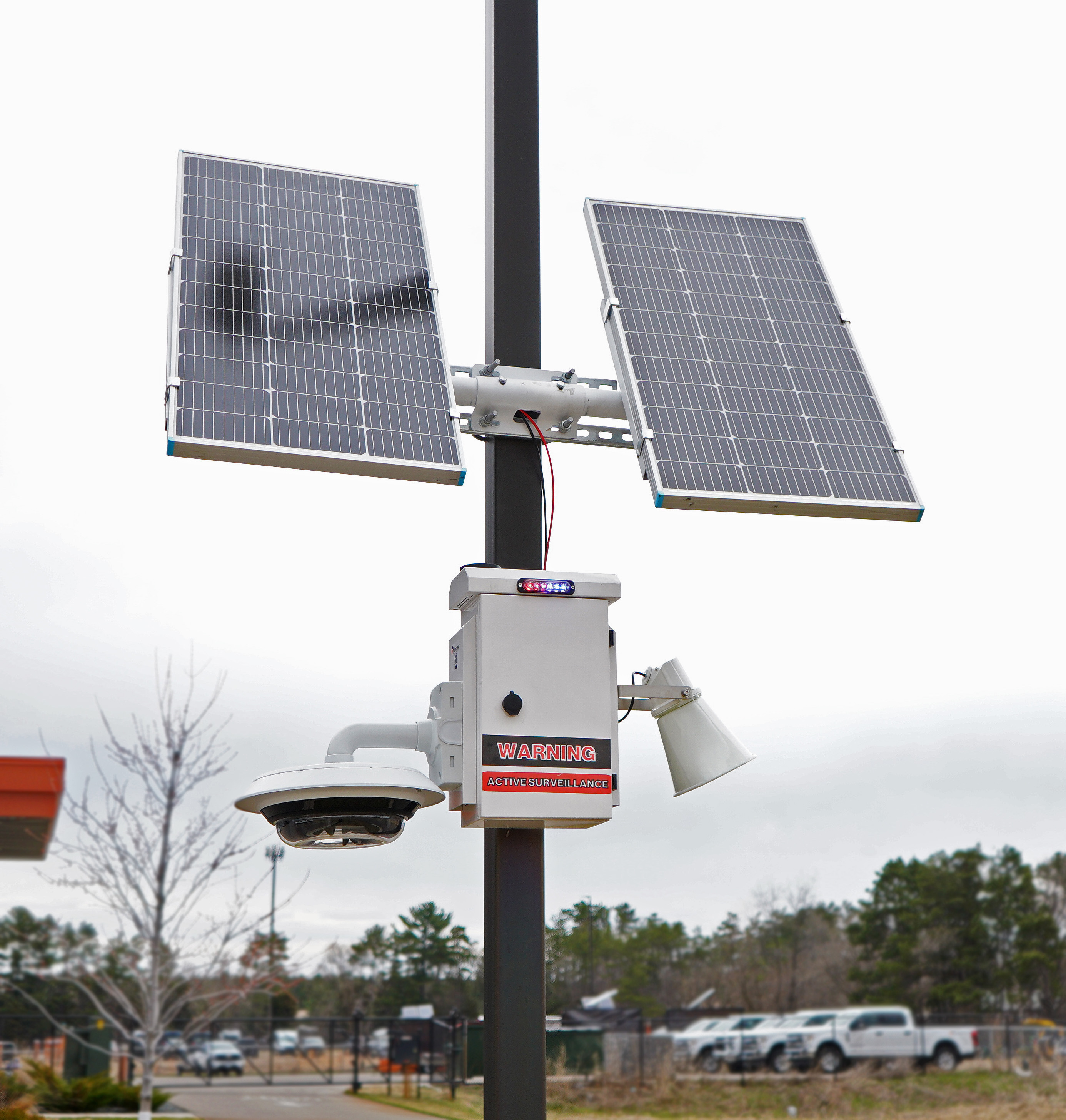 Solar-powered camera system