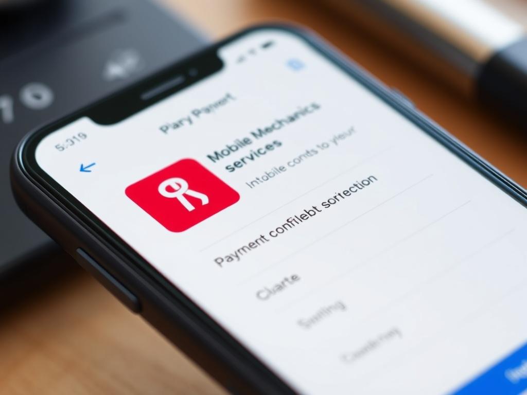 A close up shot of a smartphone displaying a payment