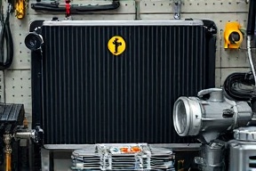 Radiator and cooling parts