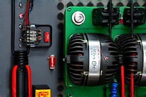 Battery and electrical components