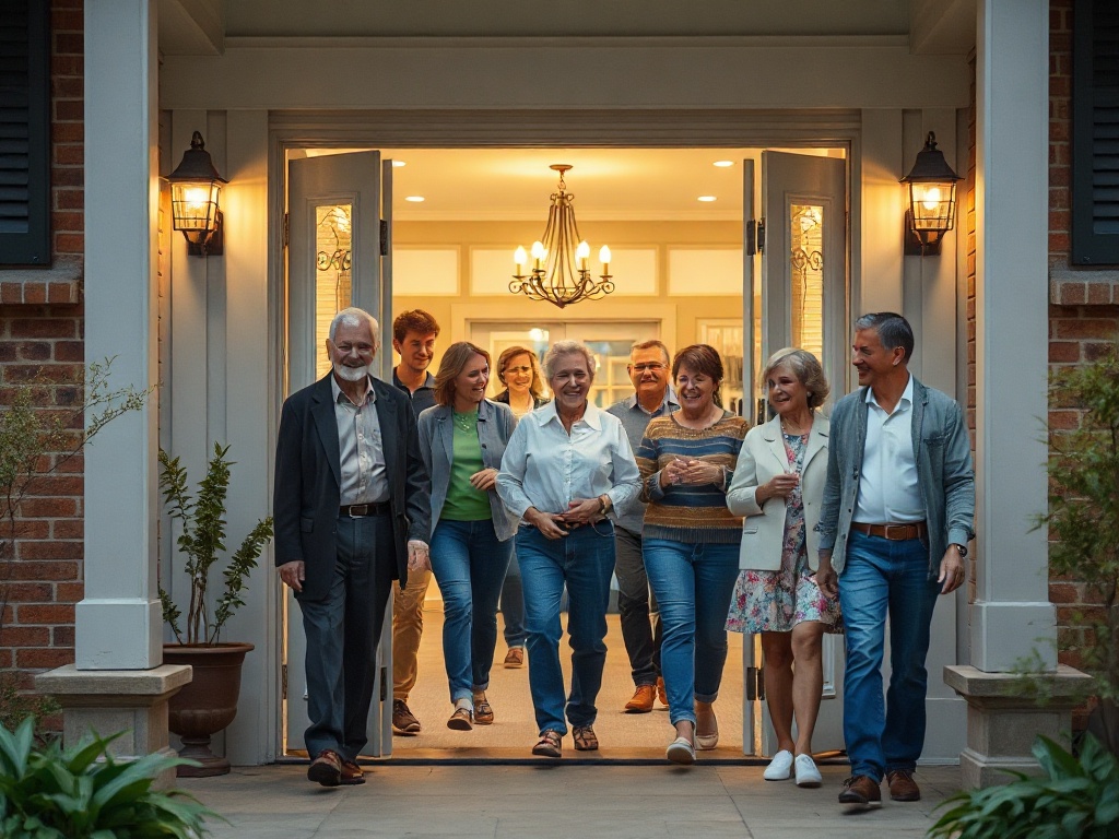 Welcoming home entrance