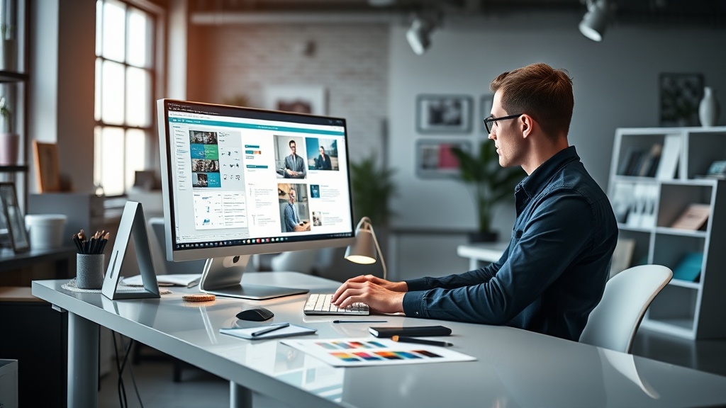Graphic Design workspace