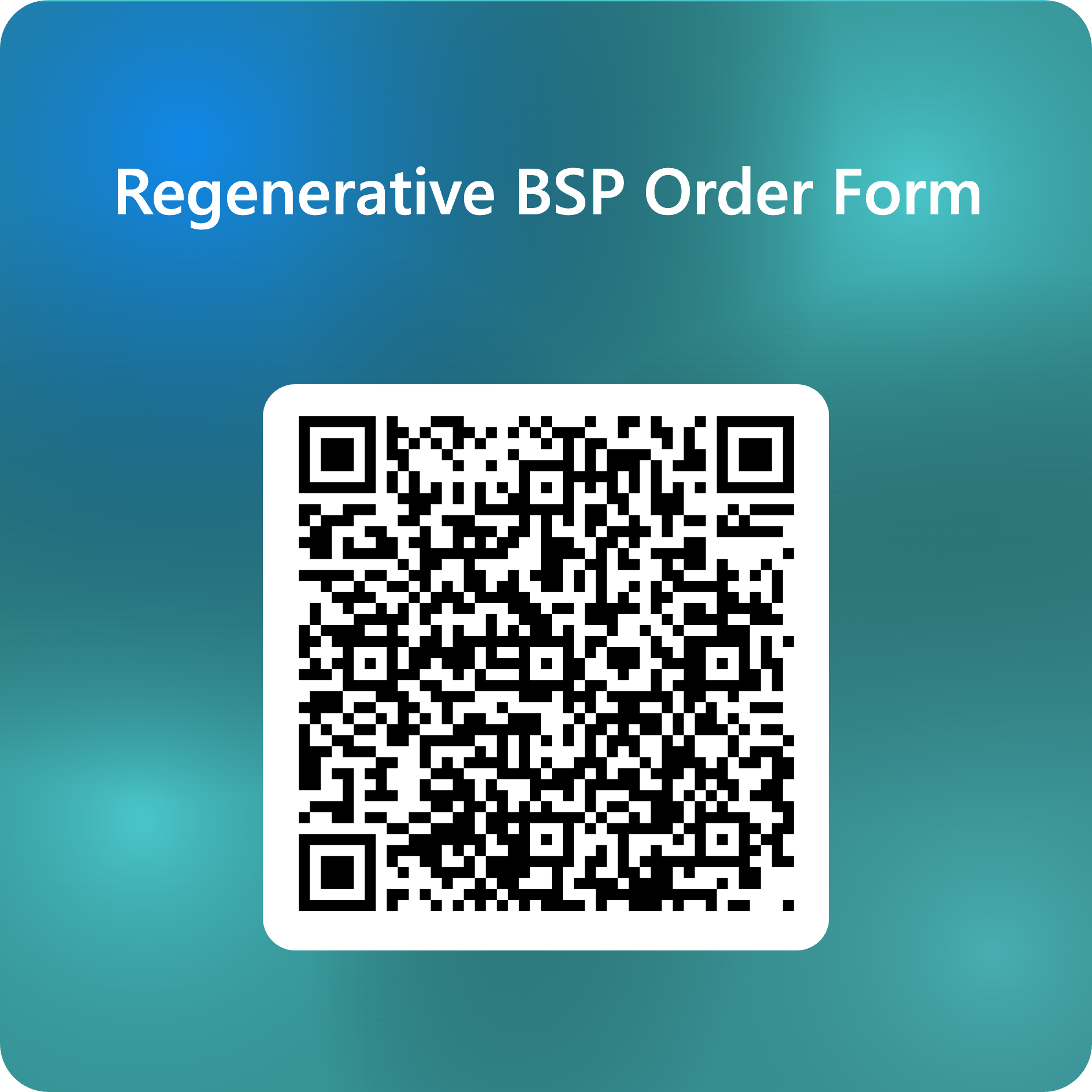 QR code for ordering Bio-Serum Particles