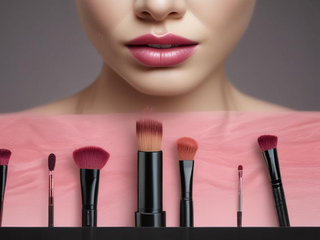 lip brush application, professional makeup, beauty services, flawless lips
