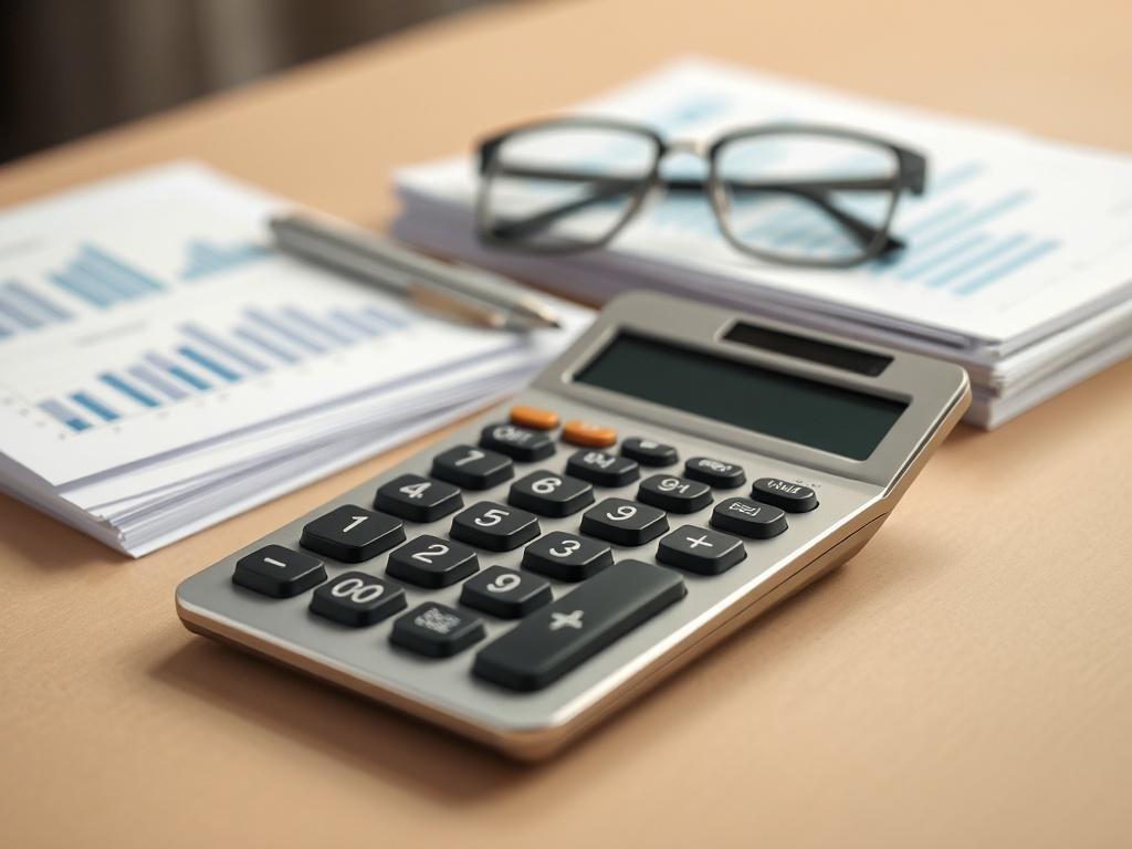 **AI Image Generation Prompt:**

Create a high-resolution photo that visually represents the blog titled "Cash Advances: A Formal Analysis of Costs and Alternatives." The focal point of the image should be a single subject—a professional-looking calculator, symbolizing financial analysis and calculations related to cash advances. The calculator should be placed prominently in the foreground, showcasing its sleek design and clear buttons, emphasizing the theme of financial transparency and precision.

In the