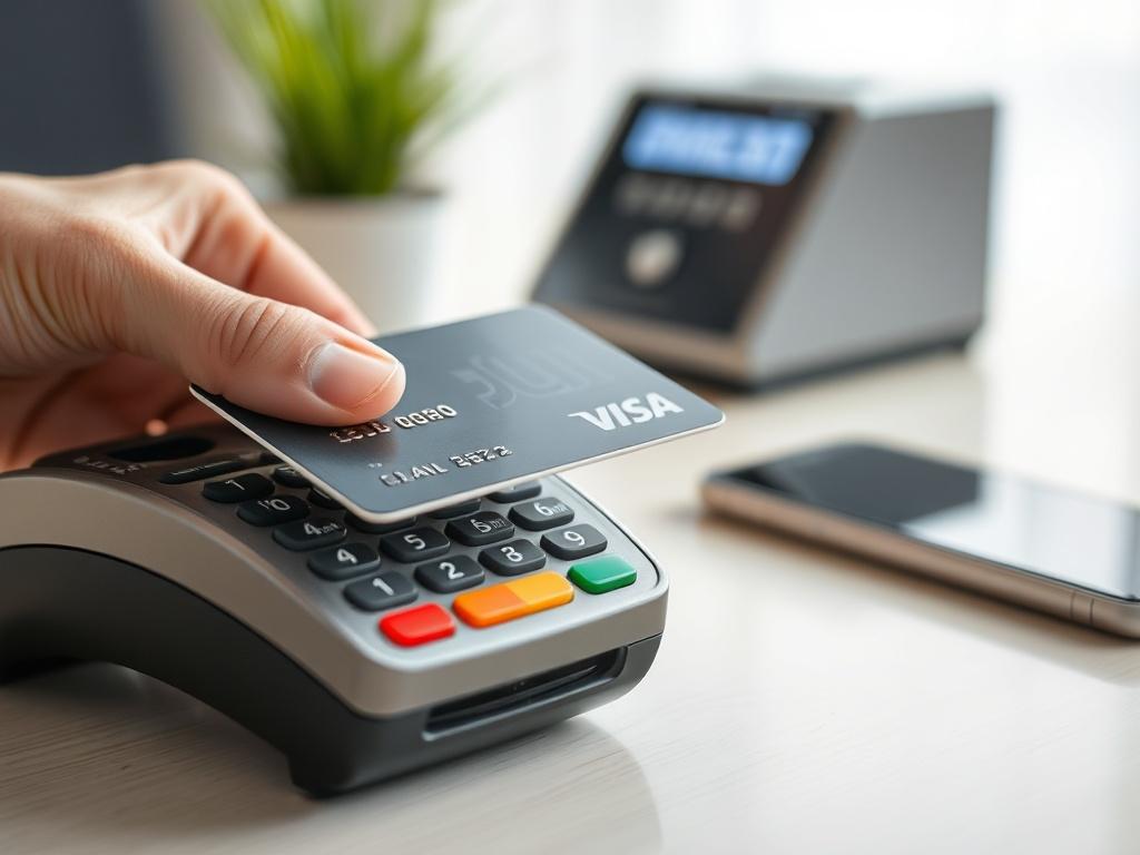 **AI Image Generation Prompt:**

Create a highly realistic high-resolution photo that captures the essence of the blog titled "Understanding Credit Card Swipe for Cash: A Comprehensive Guide." The composition should be simple and clear, featuring a single subject in focus. 

The subject of the image should be a close-up of a modern credit card being swiped through a sleek card reader. The card should be placed at an angle that showcases the card details without displaying any actual information. The scene s