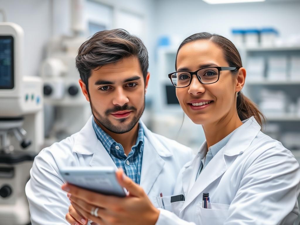 A close up shot of a medical professional in a