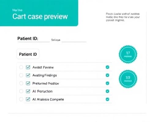 Case Analysis Preview showing patient data and findings