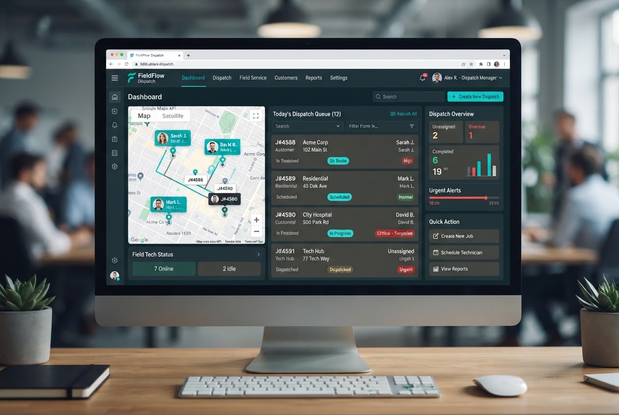 Northstar Supply dispatch management interface