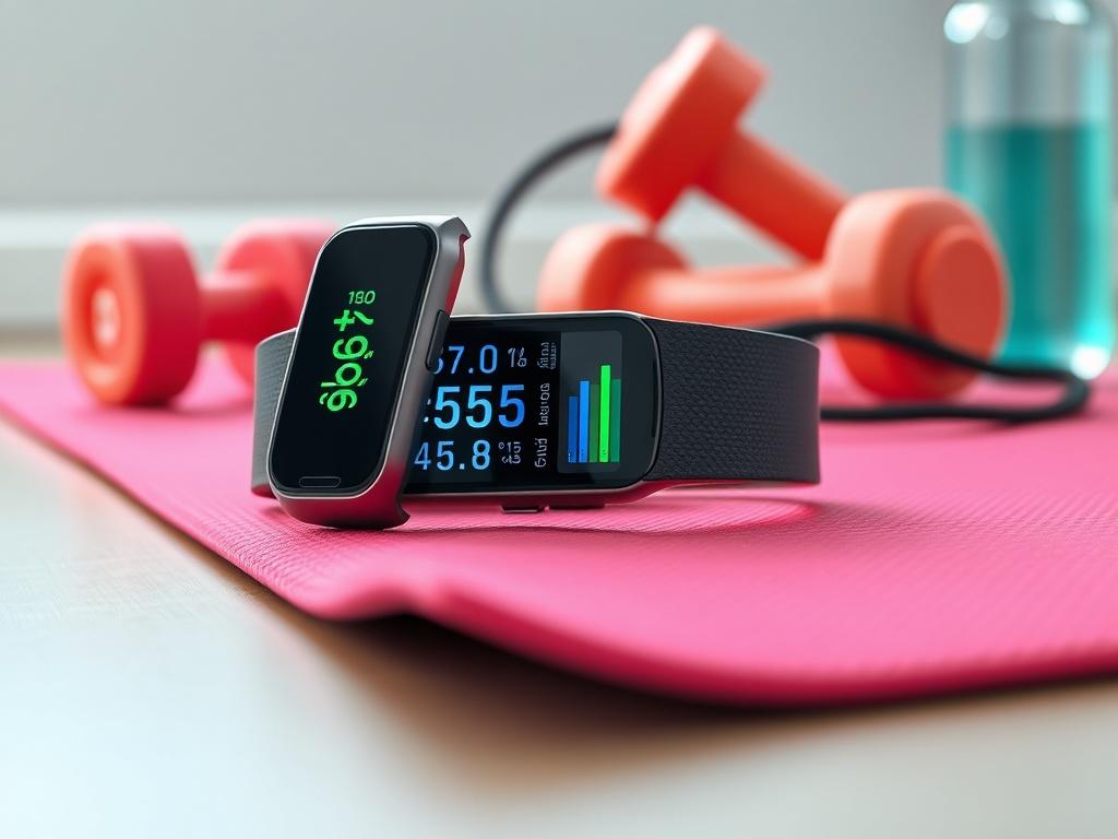 A high resolution image of the Smart Fitness Tracker resting