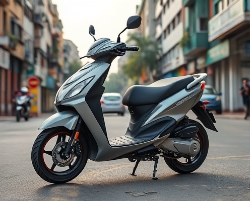 Modern automatic scooty