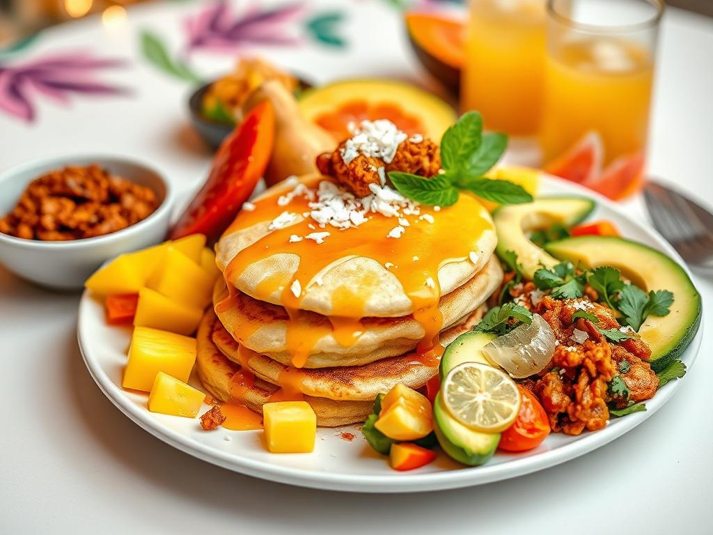 Create a realistic high resolution showcasing a single plate of