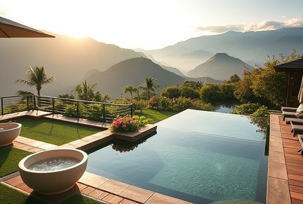 Peaceful wellness retreat