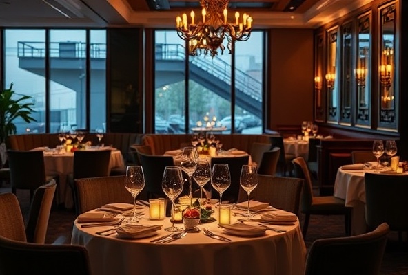 Upscale celebratory dining