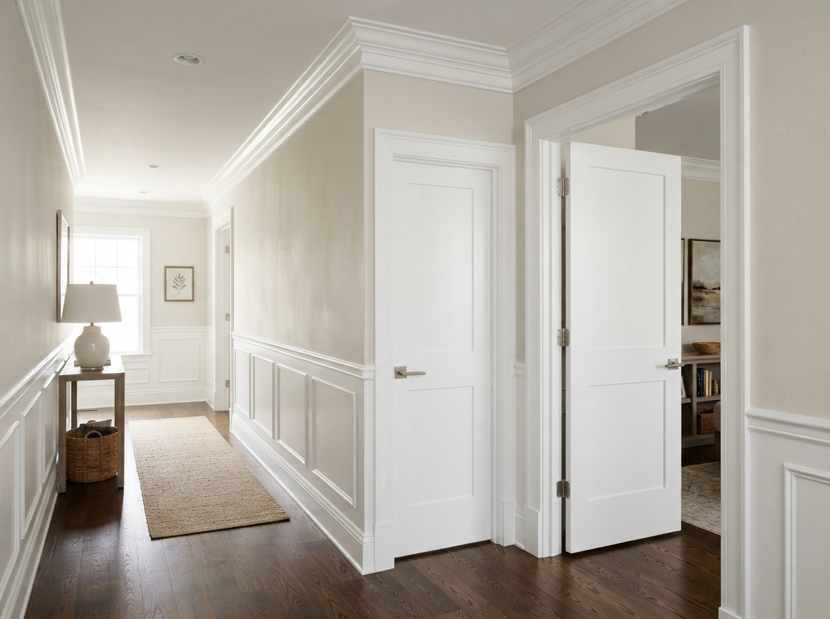 Professional Trim Work – Baseboards & Crown Molding