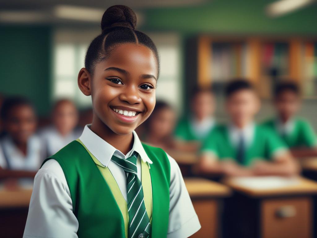 A hyper realistic close up portrait of a confident young