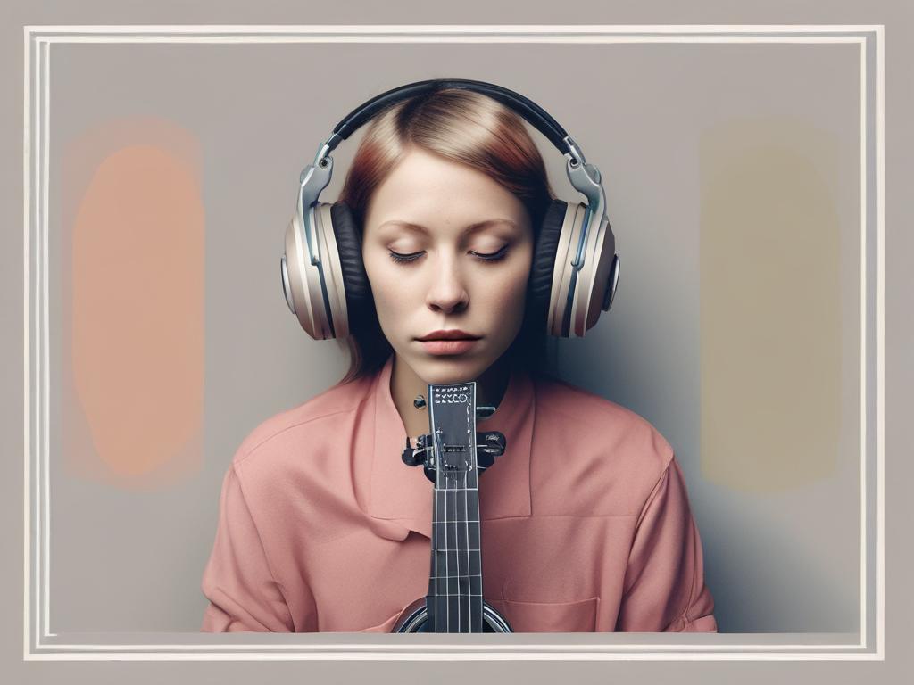 digital artwork, musicians, album cover, vibrant designs