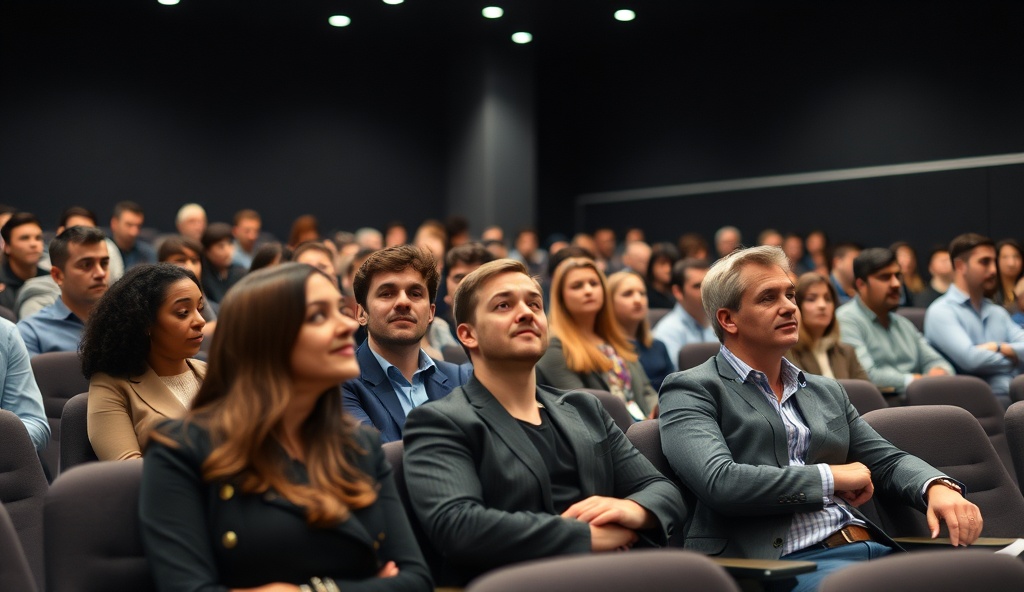MBA classroom with diverse students attending lecture
