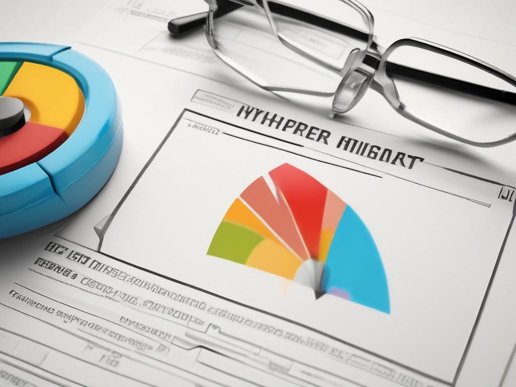 close up shot of a risk management document with graphs