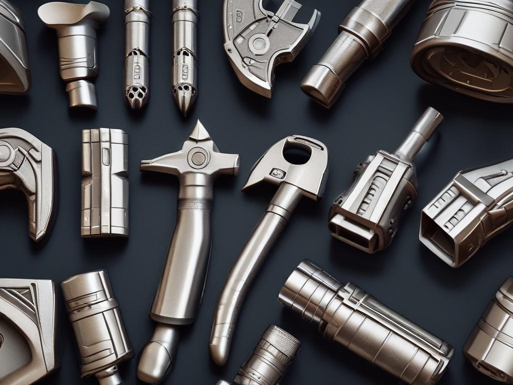 A hyper realistic close up shot of a mining tool,