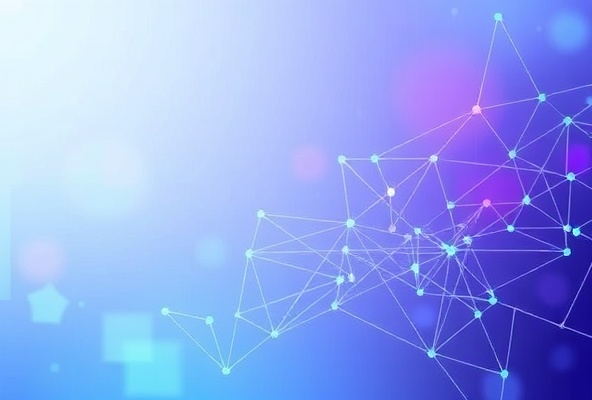 Digital network and technology illustration