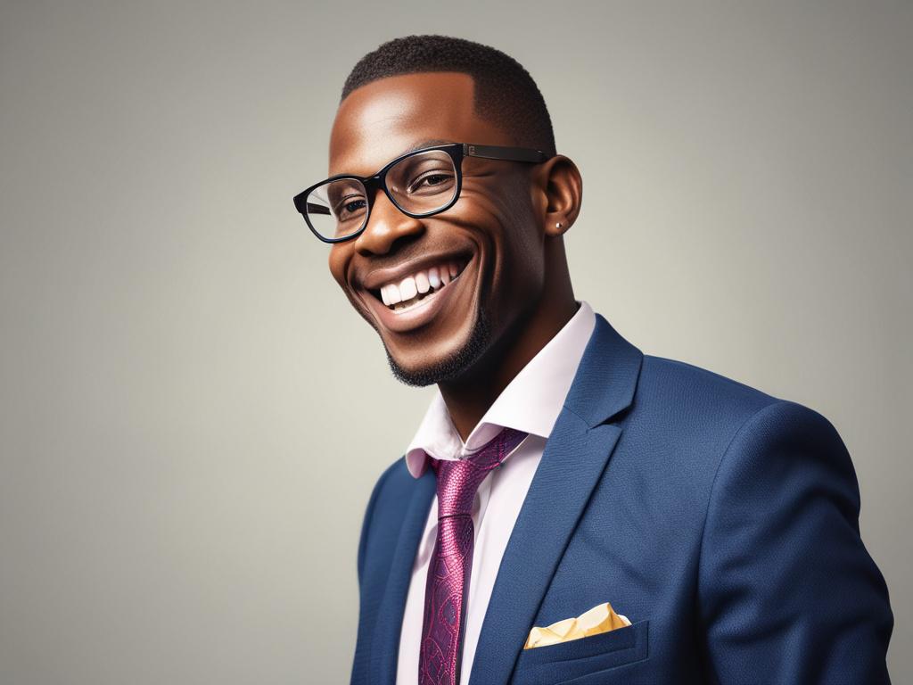 motivational speaker, Bisong Simon, audience engagement, inspirational speaking, personal growth, vibrant colors