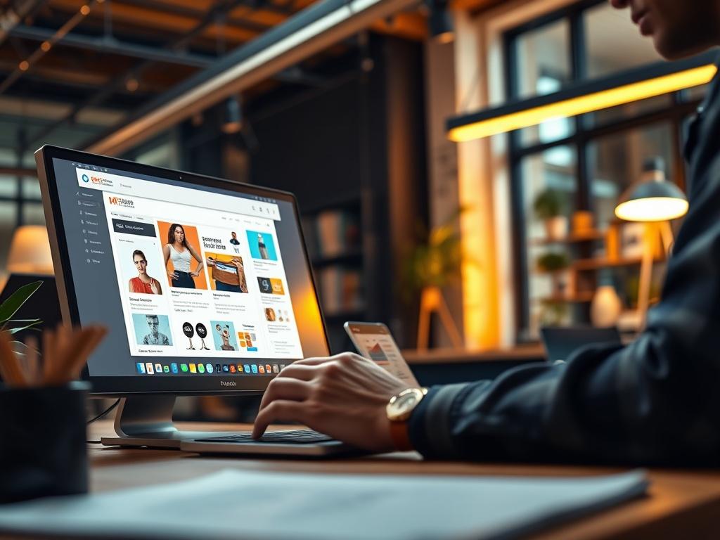 A close up shot of a person designing a digital