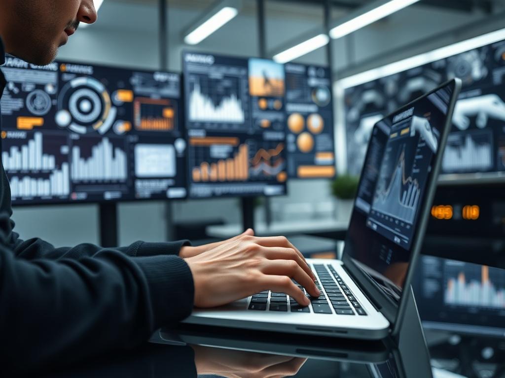 A close up shot of a person working on a