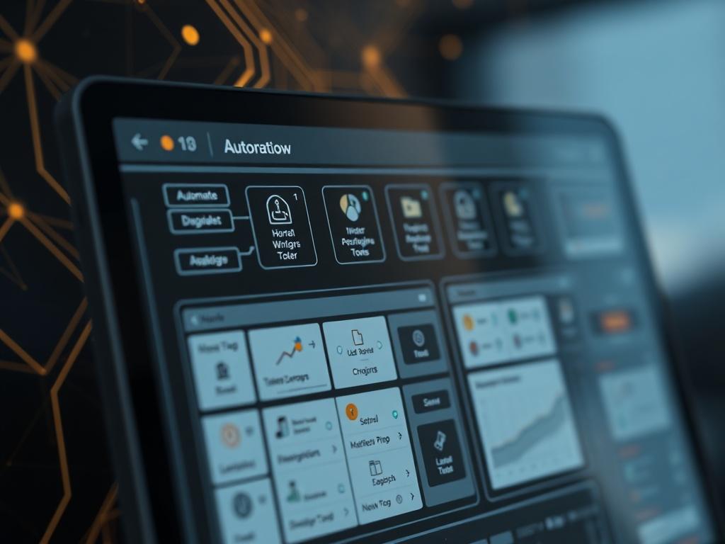 A hyper realistic close up image of a modern digital