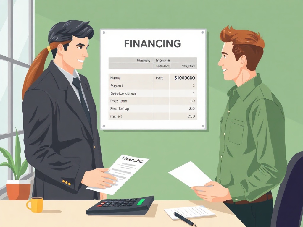 Flexible financing options for automotive repair