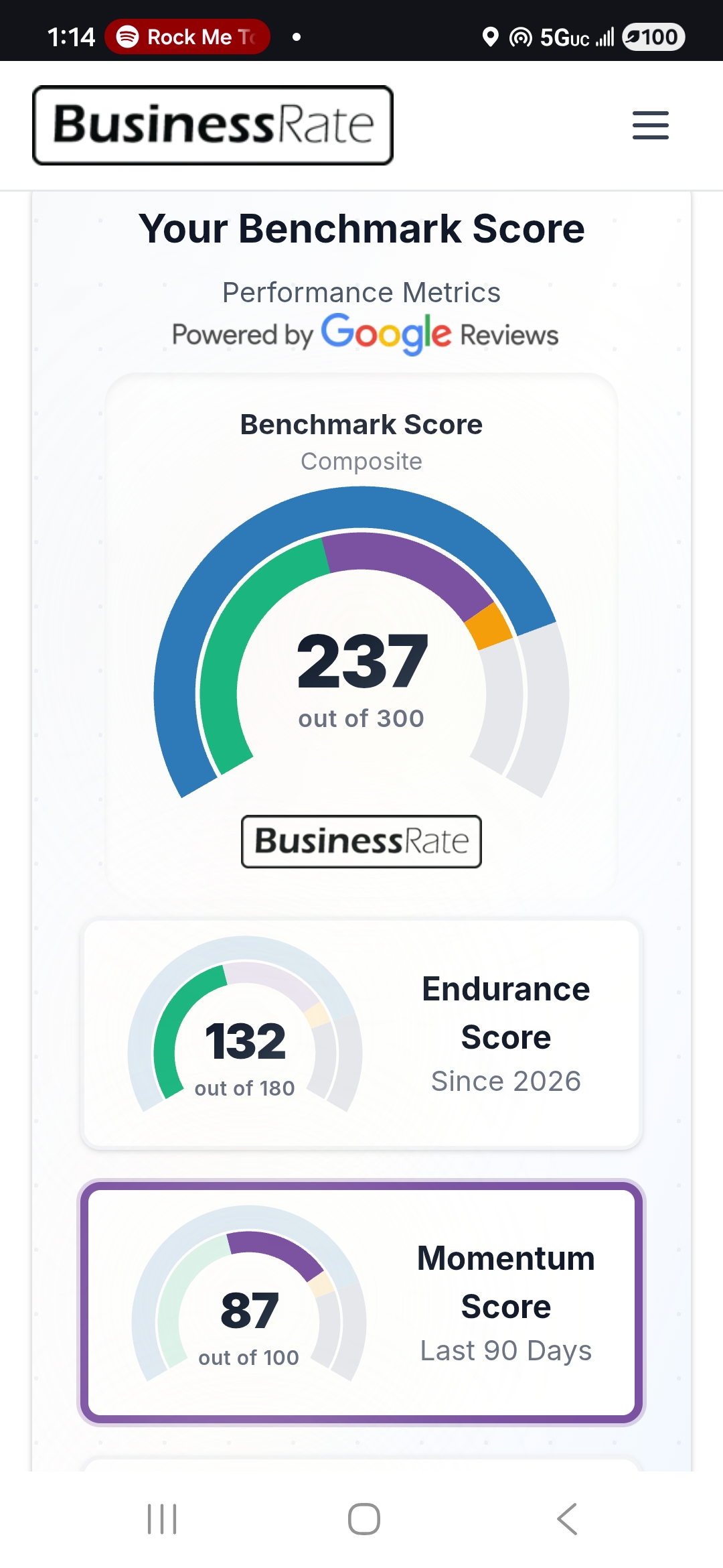 Award Details Screenshot