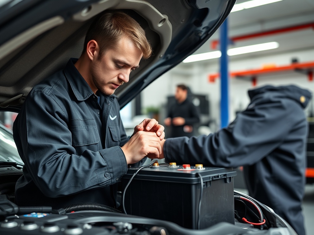Battery replacement and electrical service