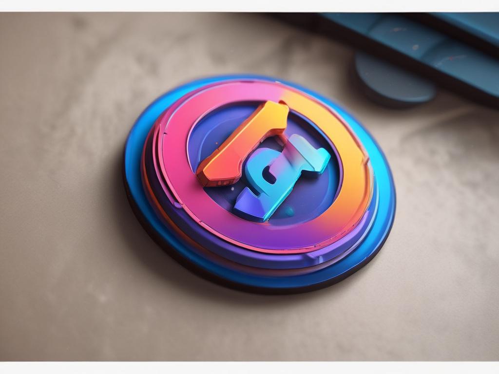A hyper-realistic close-up of an updated logo design, emphasizing modern elements and fresh colors on a neutral background. The logo incorporates the rgb(50, 170, 39) primary color, showcasing a sleek and contemporary aesthetic. Captured with a 45mm f/1.2 lens, the image highlights the refined details and craftsmanship of the logo.