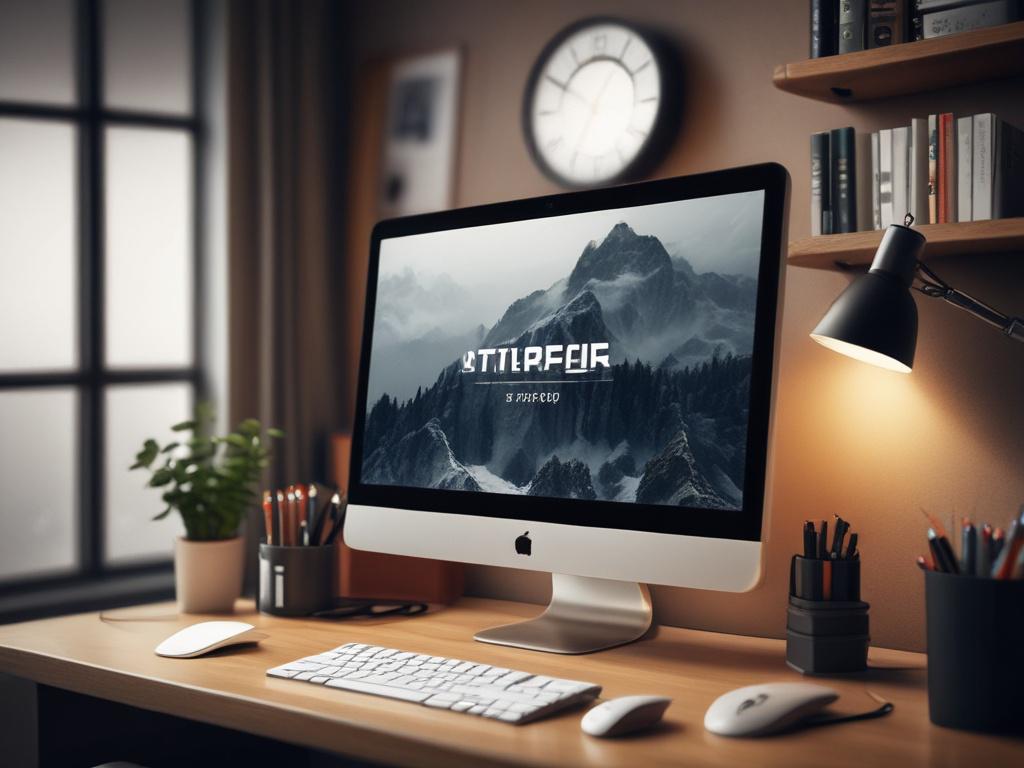A close up shot of a designer's workspace featuring a