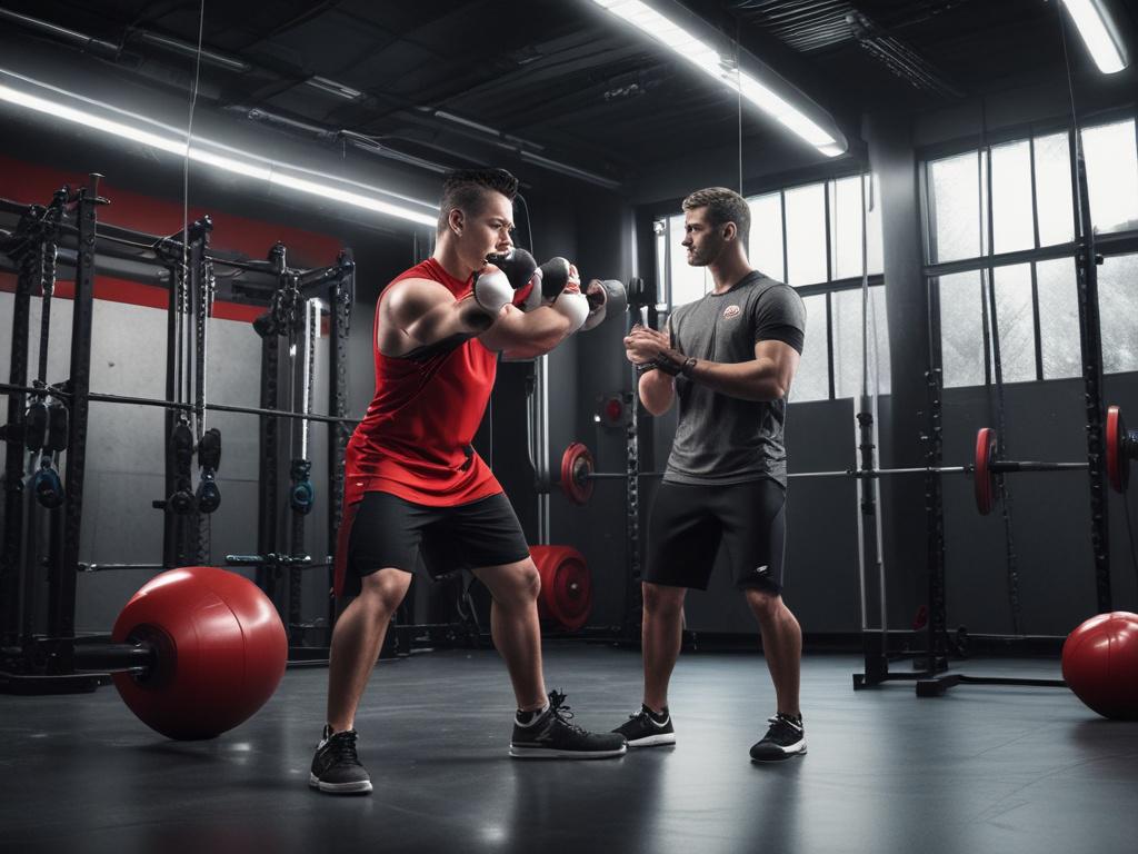 A high resolution image of a private coaching session in